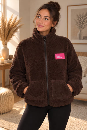 Teddy Fleecejacke „Essence“
