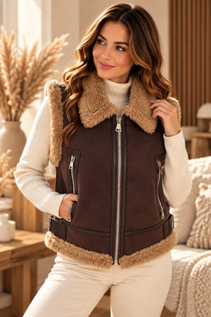 Shearling-Weste „Grizzly“
