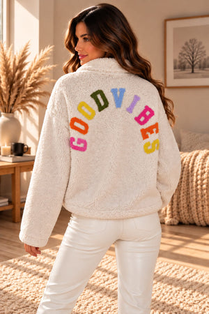 Teddy-Cardigan „Alba“