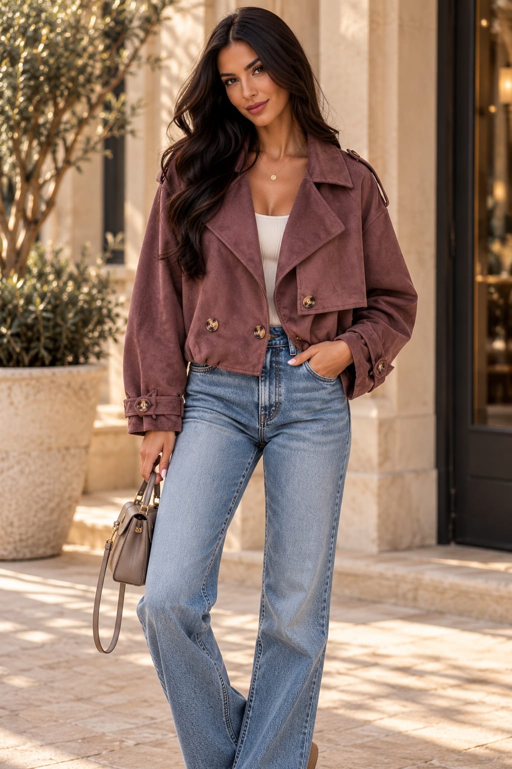Wildlederjacke „Sienna“