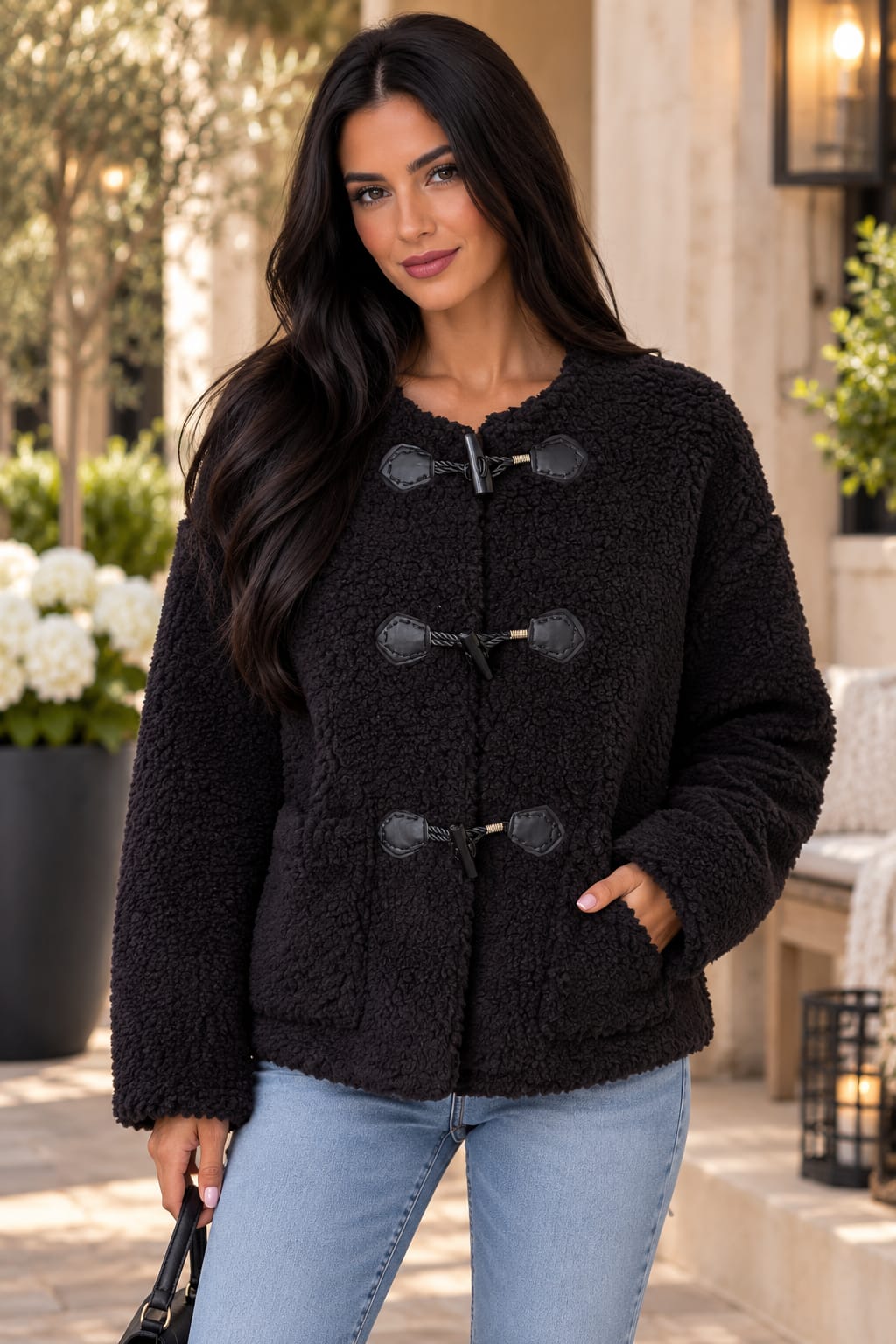 Teddy Dufflejacke „Clara“